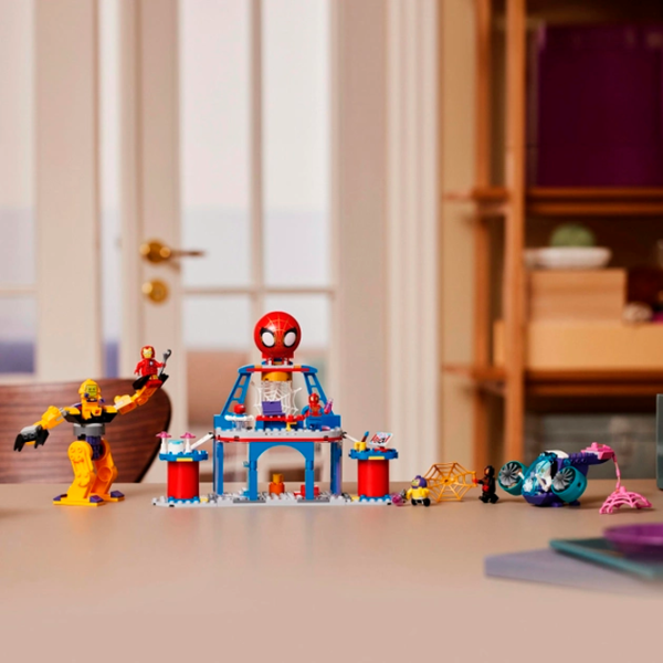 Constructor LEGO Team Spidey Web Spinner Headquarters Figuri/ Multicolor photo 8