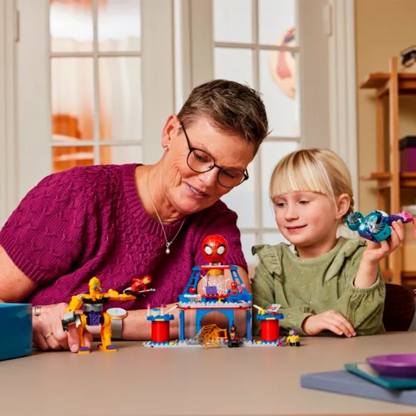 Constructor LEGO Team Spidey Web Spinner Headquarters Figuri/ Multicolor photo 10