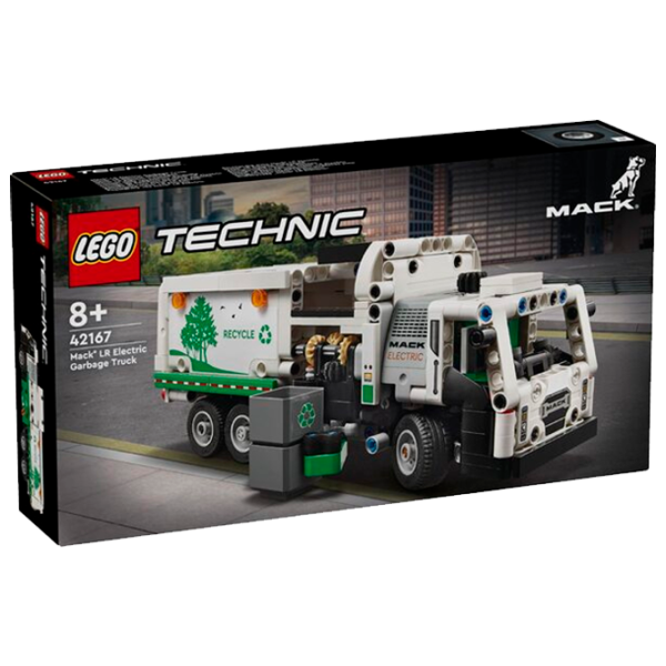 Constructor LEGO Mack LR Electric Garbage Truck Transport/ Multicolor photo 1