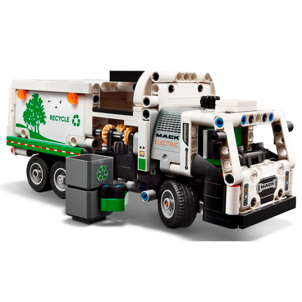 Constructor LEGO Mack LR Electric Garbage Truck Transport/ Multicolor photo 3