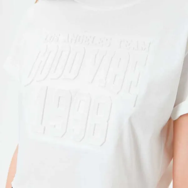 Tricou pentru femei Koton 4SAL10032IK 100% bumbac/ White photo 5