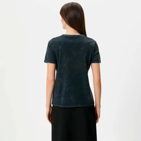 Tricou pentru femei Koton 4SAK50125EK 100% bumbac/ Anthracite photo 4