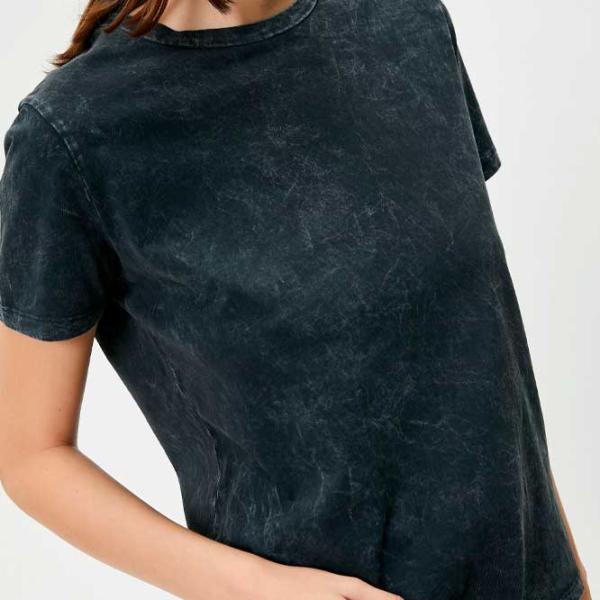 Tricou pentru femei Koton 4SAK50125EK 100% bumbac/ Anthracite photo 5