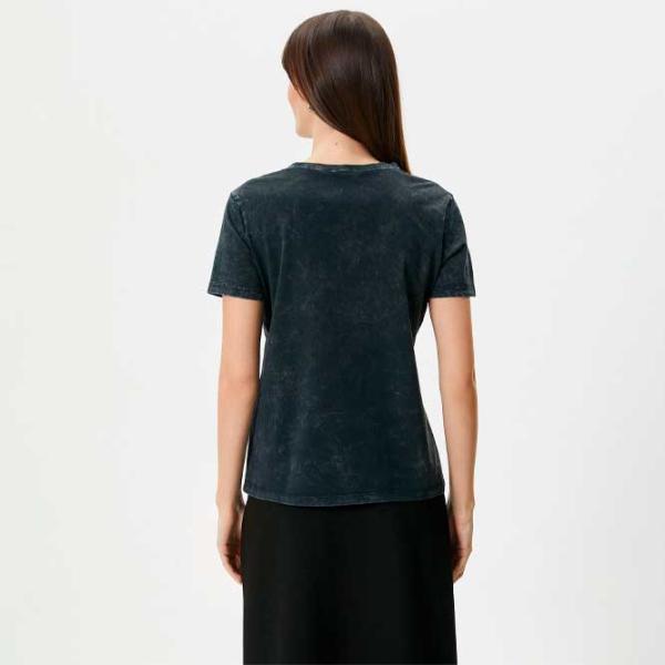 Tricou pentru femei Koton 4SAK50125EK 100% bumbac/ Anthracite photo 4