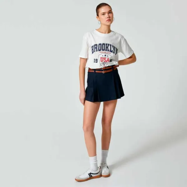 Tricou pentru femei Koton 4SAL10159IK 100% bumbac/ White photo 3