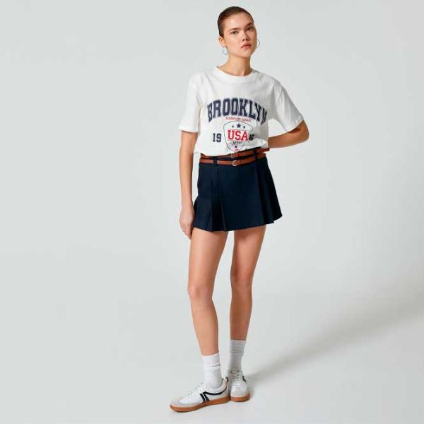 Tricou pentru femei Koton 4SAL10159IK 100% bumbac/ White photo 3