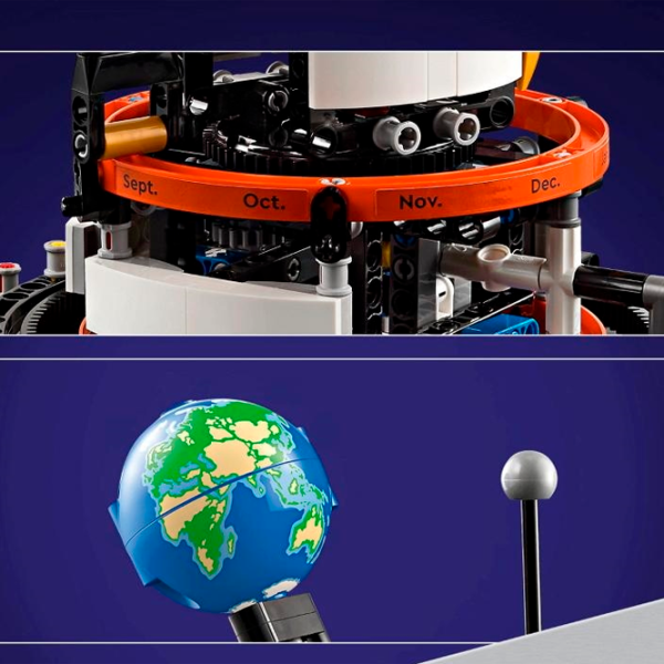 Constructor LEGO Planet Earth and Moon in Orbit Cosmos/ Multicolor photo 6