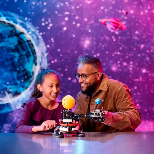 Constructor LEGO Planet Earth and Moon in Orbit Cosmos/ Multicolor photo 9