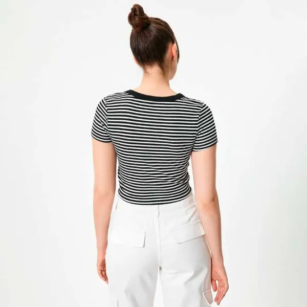 Футболка для женщин Koton 4SAL10017IK 36% вискоза/ Белый photo 4