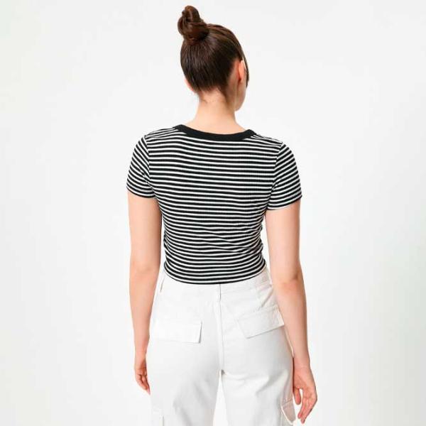 Футболка для женщин Koton 4SAL10017IK 36% вискоза/ Белый photo 4