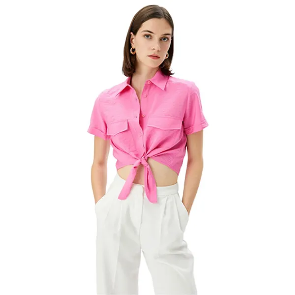 Cămașă pentru femei Koton 4SAK60005EW S/ Pink photo 6