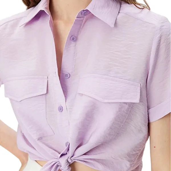 Cămașă pentru femei Koton 4SAK60005EW XXL/ Lila photo 5