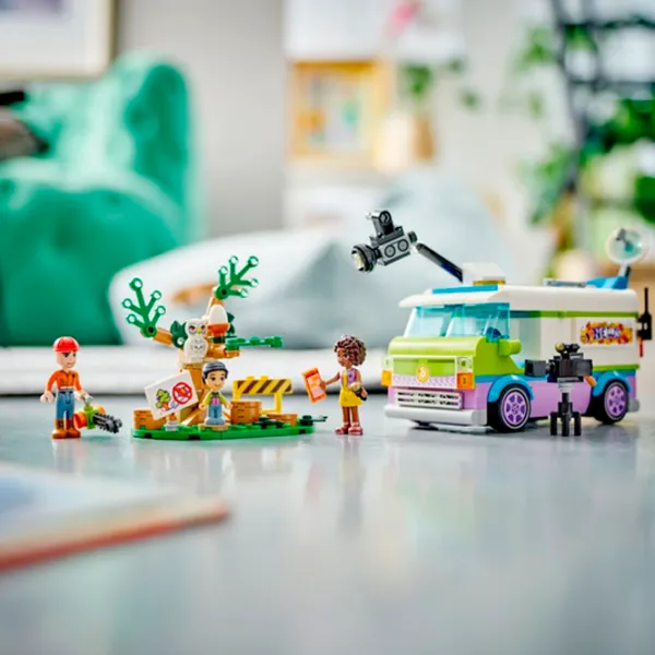 Constructor LEGO Newsroom Van Figuri/ Multicolor photo 7