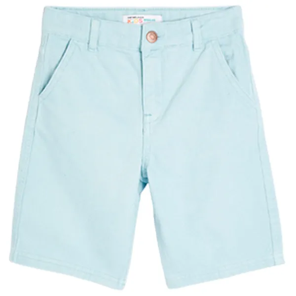 Pantaloni scurți pentru băieți Koton 4SKB40013TD Light Blue photo 1 Pantaloni scurți pentru băieți Koton 4SKB40013TD Light Blue photo 1