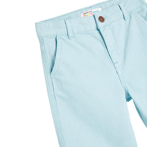Pantaloni scurți pentru băieți Koton 4SKB40013TD Light Blue photo 3 Pantaloni scurți pentru băieți Koton 4SKB40013TD Light Blue photo 3