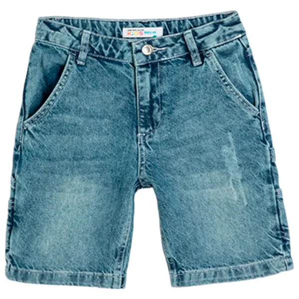 Pantaloni scurți pentru băieți Koton 4SKB40009TD Blue photo 1