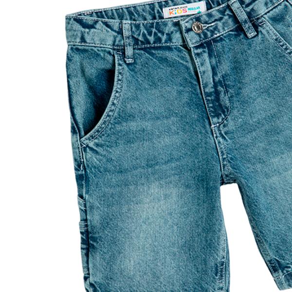 Pantaloni scurți pentru băieți Koton 4SKB40009TD Blue photo 3
