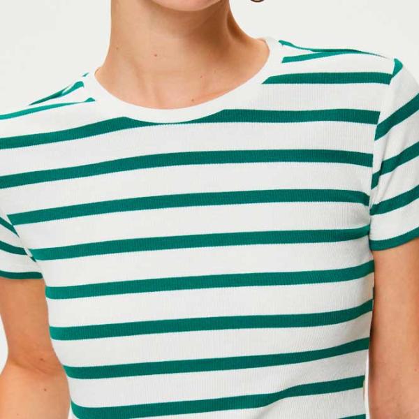 Tricou pentru femei Koton 4SAL10063IK 35% vâscoză/ Green photo 5