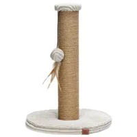 Когтеточка для кошек Beeztees Ribbed L Напольная/ Бежевый