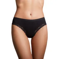 Chiloți pentru femei Milavitsa 265490 94/ Black/ Tanga