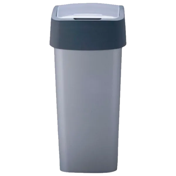 Мусорное ведро Curver Flip Bin 50 л/ Пластик/ Серый photo 2