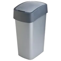 Coș de gunoi Curver Flip Bin 50 l/ Plastic/ Gray photo 3