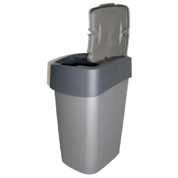 Coș de gunoi Curver Flip Bin 25 l/ Plastic/ Gray photo 2