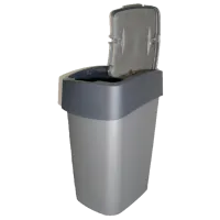 Мусорное ведро Curver Flip Bin 25 л/ Пластик/ Серый photo 2