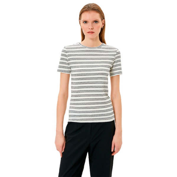 Tricou pentru femei Koton 4SAK50133EK 15% elastan/ White photo 1