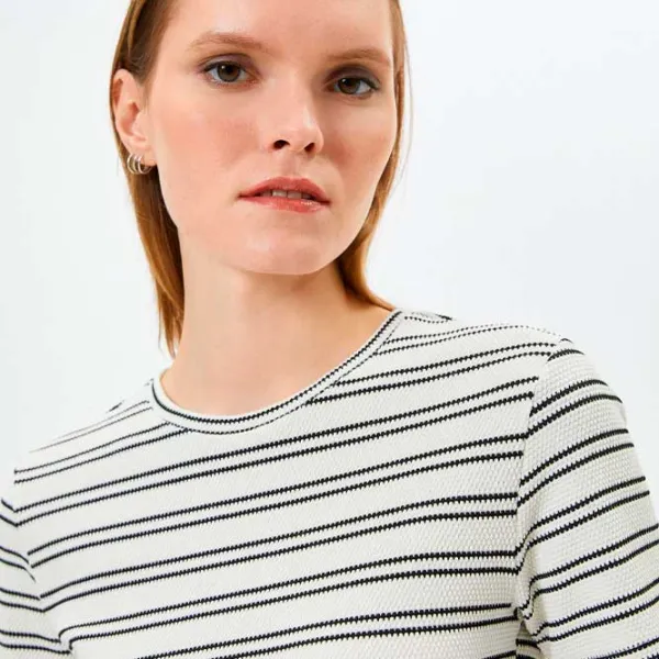 Tricou pentru femei Koton 4SAK50133EK 15% elastan/ White photo 2