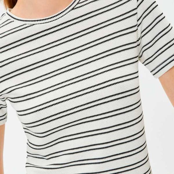 Tricou pentru femei Koton 4SAK50133EK 15% elastan/ White photo 5