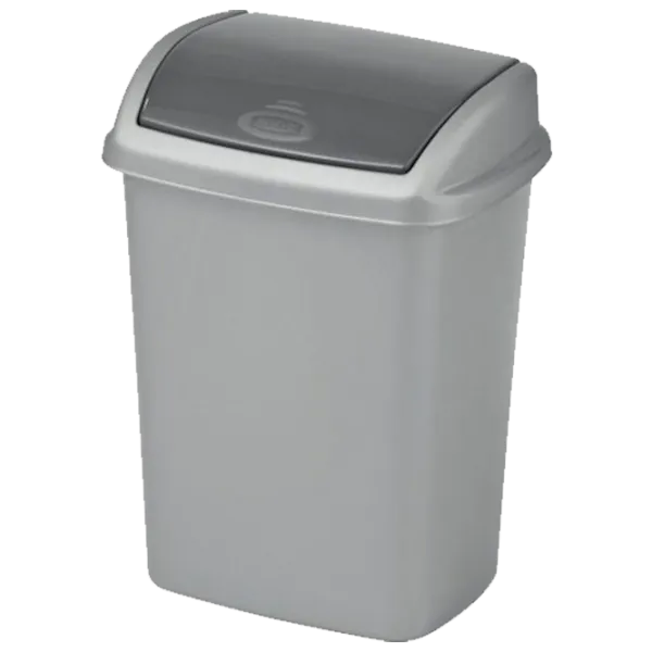 Coș de gunoi Curver Dominik 10 l/ Plastic/ Gray photo 1