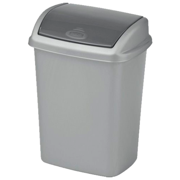 Coș de gunoi Curver Dominik 10 l/ Plastic/ Gray photo 1