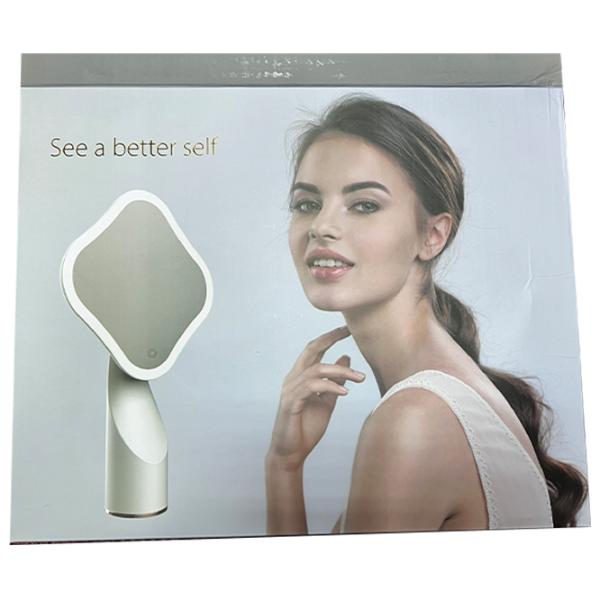 Зеркало для макияжа LED Mirror X300 Односторонняя/ Бежевый photo 5