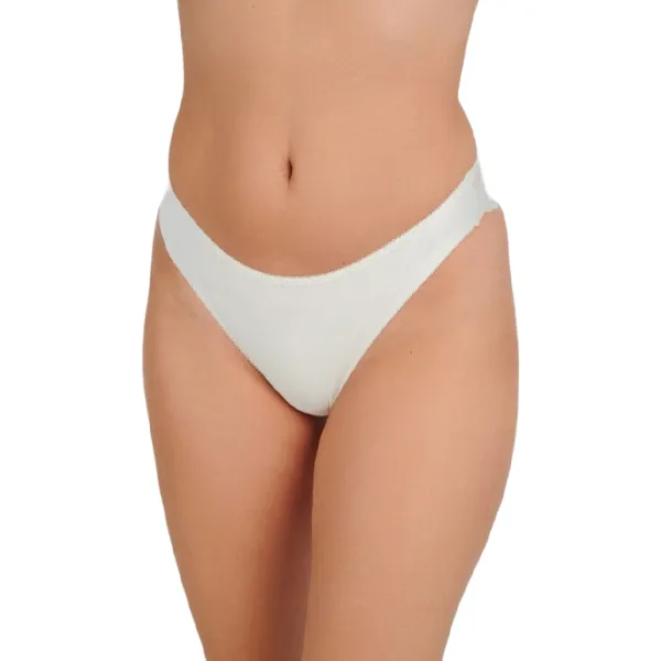 Трусики для женщин Fantasy 2001 XL/ Слоновая кость/ Танга photo 1