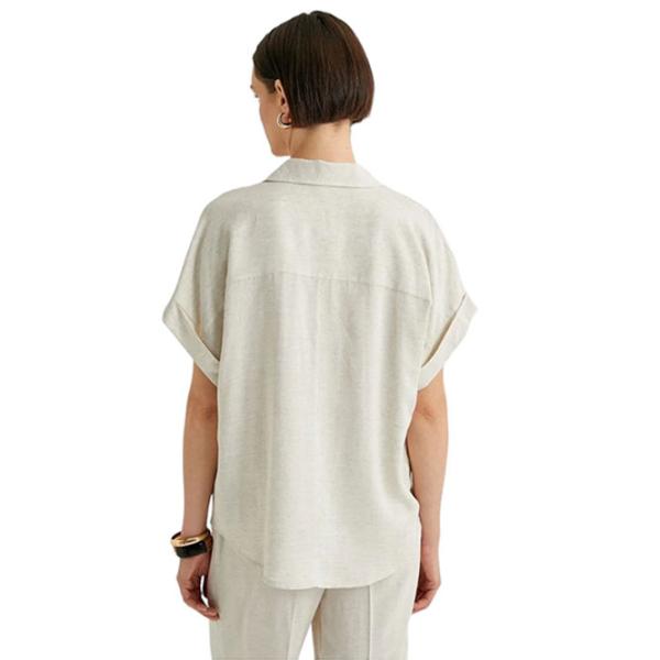 Cămașă pentru femei Koton 4SAK60026PW XL/ Beige photo 4 Cămașă pentru femei Koton 4SAK60026PW XL/ Beige photo 4