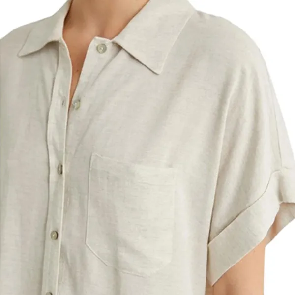 Cămașă pentru femei Koton 4SAK60026PW XL/ Beige photo 5 Cămașă pentru femei Koton 4SAK60026PW XL/ Beige photo 5