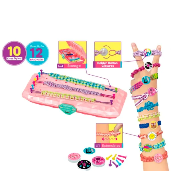 Креативный набор Essa Toys Girl's Creator Braiding Bracelet MBK-515 5+/ Разноцветный Разноцветный photo 2