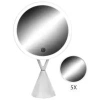 Oglindă de machiaj LED Mirror RM282-SL Unilateral/ Silver photo 2