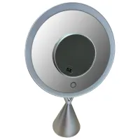 Oglindă de machiaj LED Mirror RM282-SL Unilateral/ Silver photo 3