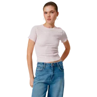 Tricou pentru femei Koton 4SAL10128IK 100% poliester/ Pink