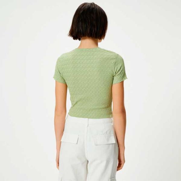 Tricou pentru femei Koton 4SAL10128IK 100% poliester/ Khaki photo 4