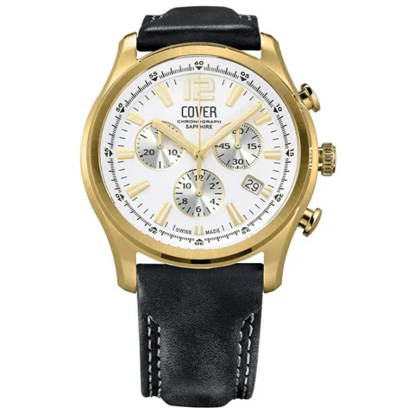 Ceas de mână pentru bărbați Cover CO135.PL22LBK Cuarț/ 42 mm photo 1 Ceas de mână pentru bărbați Cover CO135.PL22LBK Cuarț/ 42 mm photo 1