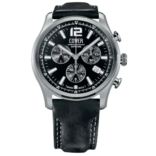 Ceas de mână pentru bărbați Cover CO135.ST11LBK Cuarț/ 42 mm photo 1 Ceas de mână pentru bărbați Cover CO135.ST11LBK Cuarț/ 42 mm photo 1