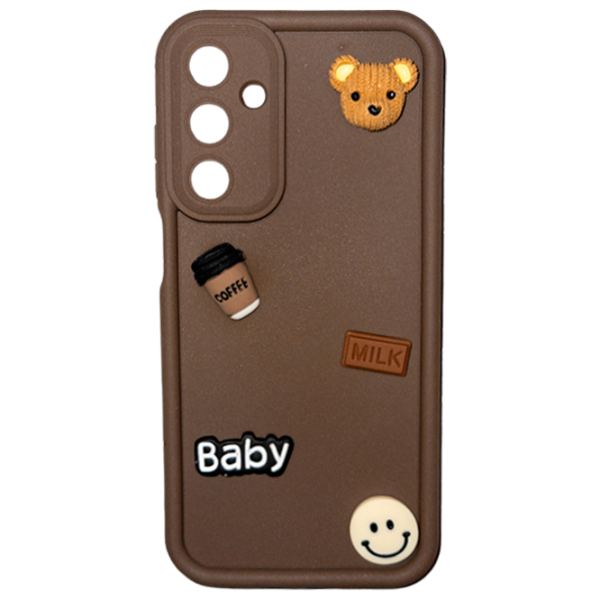Husă pentru smartphone Samsung Galaxy A25 EVO/ Back/ TPU/ White Brown photo 1