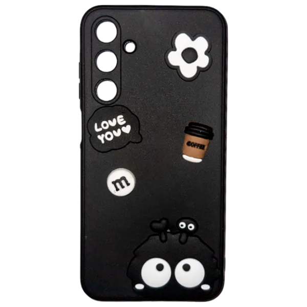 Husă pentru smartphone Samsung Galaxy A25 EVO/ Back/ TPU/ White Black photo 1