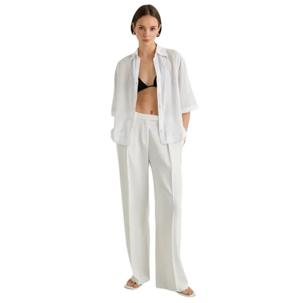 Cămașă pentru femei Koton 4SAK60022PW XXL/ White photo 2