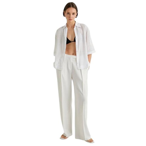Cămașă pentru femei Koton 4SAK60022PW XXL/ White photo 2