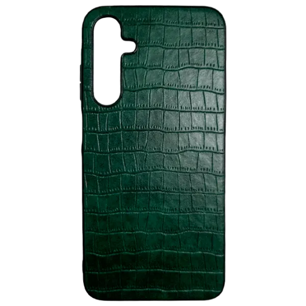 Husă pentru smartphone Samsung Galaxy A25 EVO/ Back/ TPU/ Leather Green photo 1