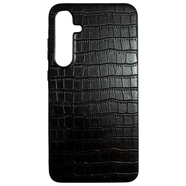 Husă pentru smartphone Samsung Galaxy A55 EVO/ Back/ TPU/ Leather Black photo 1